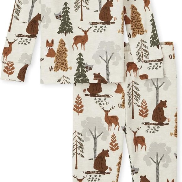 Family Matching Holiday Pajama Set for Toddler Girls - 18-24 Months Cozy Delight - Picture 1 of 3